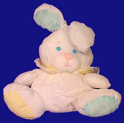 bashful bunny rattle