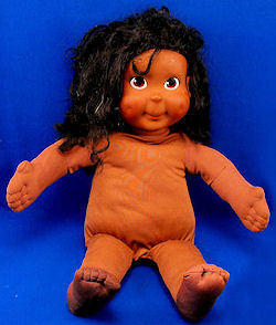 Playskool Hasbro 1986 My Buddy Black Kid Sister Doll