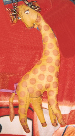 70's? Giraffe Looking Pillow Animal