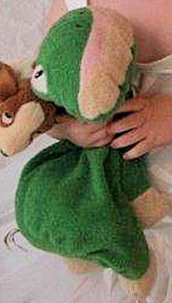 Animal Adventure Floppy Green Frog with Big Football Shaped Head