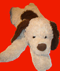  Animal Alley Tan Dog with Dark Brown Ears & Spot on Back