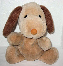 The Puppet Company - Full-Bodied - Brown & White Dog - Hand Puppet