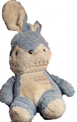 soft blue bunny