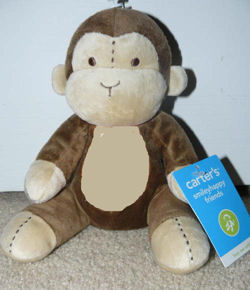 Carters deals plush monkey