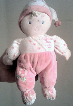 Kids Preferred My First Doll with Pink Pants and Flowers