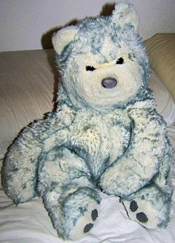 big gray teddy bear