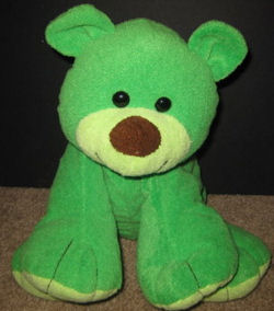 2005 Commonwealth Plush Green Bear