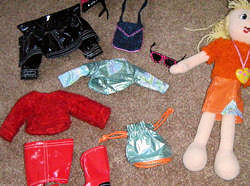 DanDee ALL SOFT Dolls and clothes
