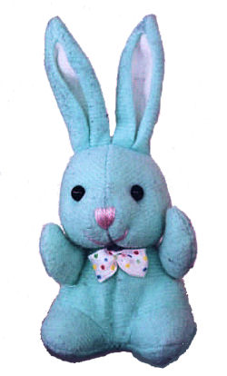 soft blue bunny