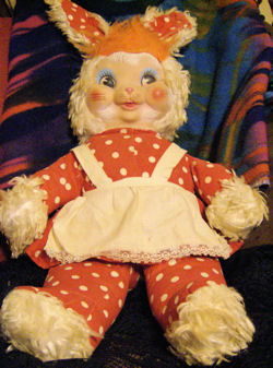 Vintage sales rabbit doll