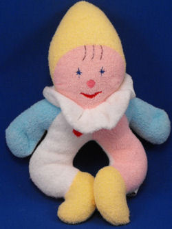 80's Multi-Color Pastel Doll that looks like a Clown