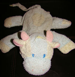 Blue cow cheap stuffed animal