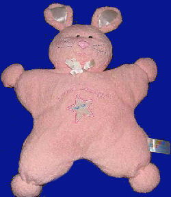 Kids Preferred Pink Sweet Dreams Star Shaped Rabbit