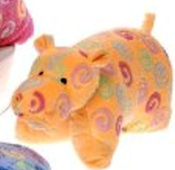 Orange Swirl Hippo