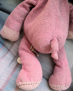 GUND Pottery Barn Pink Pig with Stitching on the Hands & Feet