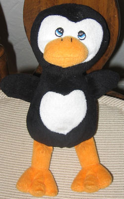SKM Small Penguin with Heart Shape White Face & Tummy