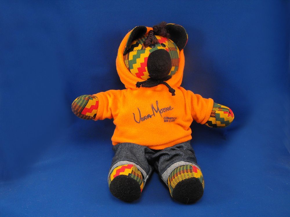 1994 Royal Kente Corp XL Kente Bear w Clothes