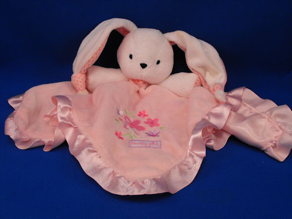 Carters pink on sale bunny security blanket