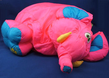 FOUND - 90's Fisher Price PUFFALUMP BIG THINGS HOT PINK ELEPHANT
