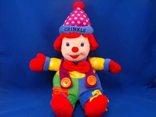 Gymboree 2001 XL Primary Clown Teach Me Dress Me Doll Gymbo