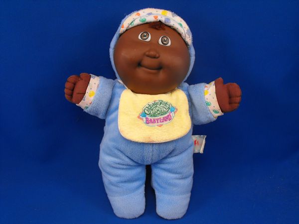 Hasbro CPK Babyland Black Cabbage Patch Boy Doll Blue Sleeper