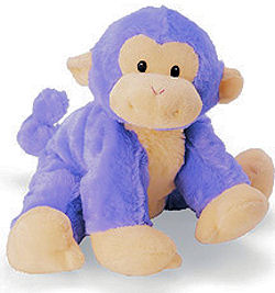 purple stuffed monkey