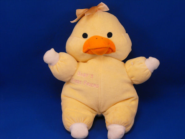 SKM Fat Yellow Duck Babys First Friend Hair Bow